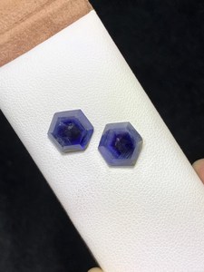 Zafiros azules naturales facetados, piedras preciosas sueltas para la fabricación de joyas, anillos, colgantes, pendientes, regalo para mujeres - Product Image 4