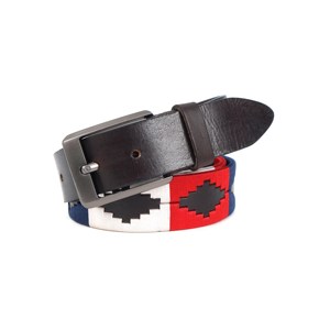 <b>Woven</b> Country Polo Belt Case & <b>Bags</b> Genuine <b>Leather</b> Polo Belt Heavy Duty Brass Buckle Casual <b>Leather</b> Belt LBP-0056 - Product Image 4