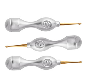 Elevadores Dentales de Color Blanco y Dorado, Hermosos y de Gran Venta, Diseño Nuevo, Elevadores de Raíz Hechos a Medida, Elevadores Tipo Hoz - Product Image 1