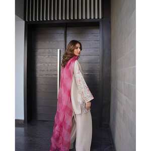 Magnifique ensemble haut et bas de fête avec taille Dupatta XL - Product Image 6