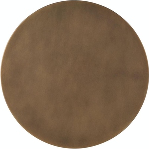 Little Extra Modern <b>Round</b> Metal <b>Side</b> <b>Table</b> with Antique <b>Gold</b> Finish Fully Assembled Living Room Furniture - Product Image 5