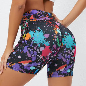 Pantalones cortos casuales elásticos de cintura alta para verano, estilo moderno, material suave y transpirable para uso diario y que te hace lucir bien bajo el sol - Product Image 5