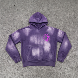 Sudadera con Capucha y Cremallera REXFIT SPORTS Verde Tie-Dye para Hombre, Casual, 100% Algodón, Felpa Francesa, Bolsillo Frontal con Logotipo, Corte Holgado - Product Image 3