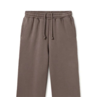 Pantalon de jogging uni en coton respirant pour homme, tricot haute densité, cordon de serrage, tenue de sport quotidienne