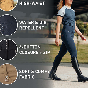 Culottes d'équitation respirantes et légères pour femmes en promotion – Marque privée, logo personnalisé, service OEM de haute qualité - Product Image 4