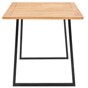 Conjunto de Jardín de 7 Piezas de Ratán Natural PE, Mesa y Sillas - Product Image 4