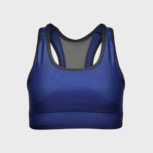 Women's Plus Size Medium Support Breathable Eco-Friendly Spandex/Nylon Solid Color Sports <b>Bra</b> for Fitness Yoga-Customizable OEM - Product Image 2