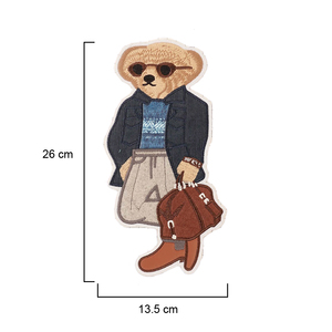 Dandy Bear Fashion <b>Sew</b> <b>On</b> Embroidered <b>Patch</b> - Product Image 2