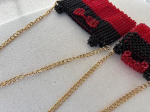 Pochette de soirée artisanale de luxe en perles de verre, sac à main durable en perles de rocaille, vente en gros, sac de mariée pour fête - Product Image 2