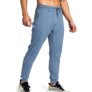 Factory manufacture Blank Sports Pants Men Plus Size Split Stack Flare Drawstring Sports pants - Product Image 1