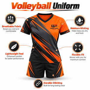 Uniforme de Voleibol Personalizado con Tela que Absorbe la Humedad, Movimiento Cómodo y Diseño Personalizado para Clubes y Equipos - Product Image 6