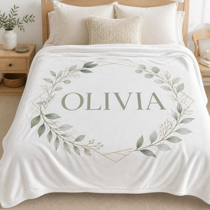 Custom Photo Fleece Blanket Personalized Name Logo Sublimation Printed Soft Flannel <b>Throw</b> for Home Gifts - Product Image 5