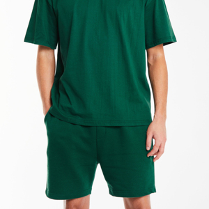 Conjuntos de Verano de Algodón para Hombre, Camiseta y Pantalones Cortos para Correr, Conjunto de Dos Piezas, Transpirable, Ligero, Manga Corta, Ropa Deportiva Informal - Product Image 4