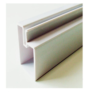 Ruizhan – barre d'angle en plastique <span class=keywords><strong>PVC</strong></span> de Type L, Extrusion de profilé en <span class=keywords><strong>PVC</strong></span> personnalisé, bande de garniture en plastique de construction - Product Image 2