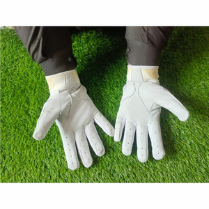 Gants de frappe de baseball et de softball de qualité supérieure, thermiques, en cuir, compatibles écran tactile, respirants, écologiques, style vintage - Product Image 2