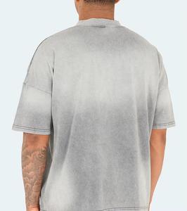 Camiseta de Hombre Oversize de Algodón 100% de Alto Gramaje con Estampados Personalizados, Lavado Ácido y Efecto Vintage, Transpirable y Ecológica, Estilo Urbano - Product Image 6