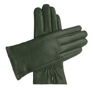 Guantes de Invierno para Hombre de Cuero Genuino, Color Marrón, Suaves y Cálidos, con Pantalla Táctil, Resistentes al Viento, Forrados, para Conducir, a la Moda, Personalizados, al por Mayor - Product Image 6