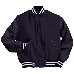 College Baseball Varsity Men's <b>Jackets</b> OEM Custom Made Wool <b>Leather</b> Sleeve High Quality Manufacturer - Product Image 5