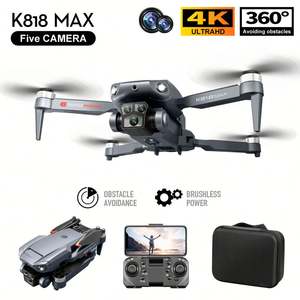 Nuevo Dron Comercial K818 MAX 2025, Cámara Profesional 4K 6K, Motor sin Escobillas, Mini UAV Quadcopter, Control Remoto de 6 Ejes - Product Image 5