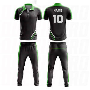Uniforme de Cricket de Alta Calidad, Conjunto Blanco con Logotipo de Marca y Nombre del Equipo, Jersey Transpirable para Partidos y Prácticas - Product Image 6