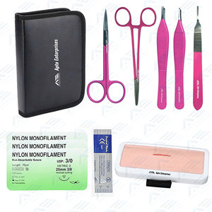 Reusable Surgical Tool Set Wholesale Medical Student Use <b>Suture</b> <b>Kit</b> Operation Training <b>Kit</b> Surgical Medic Instruments - Product Image 1