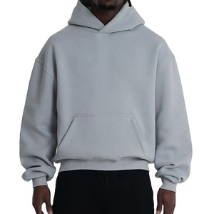 Sudadera con capucha personalizada, corte holgado con hombros caídos, estilo boxy, muy vendida, de alta calidad, estilo urbano, 500 g/m², 100 % algodón, básicos, mezcla de algodón. - Product Image 1