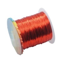Alambre de Cobre Esmaltado Sin Oxígeno AWG 0.35mm/0.0138 pulgadas Clase F 155C con Recubrimiento de Esmalte Uniforme para Electrodomésticos