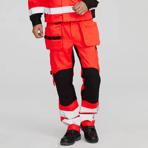 Pantalones de Trabajo Resistentes a Químicos de Alta Calidad Personalizados, Pantalones Cargo Casuales Rectos, de Poliéster/Algodón, de Protección - Product Image 2