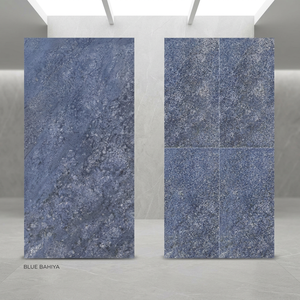 Dalle de marbre en porcelaine au design Bahiya bleu multicolore 4*8 pieds 48 * 96in 120*240cm 1200*2400 Extérieur Hall Exportation compétitive - Product Image 3