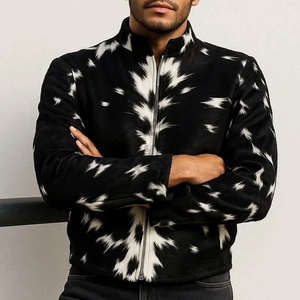 Custom Cowhide Hair-on Leather <b>Jacket</b> for Men Men's Fashion Streetwear Slim Fit Bomber <b>Jacket</b> Genuine Leather Outerwear - Product Image 1