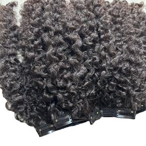 Prix de gros vietnamien 100% cheveux humains pointe ruban Ins extensions de cheveux humains pour dentelle frontale cheveux vierges vague profonde bouclés - Product Image 3