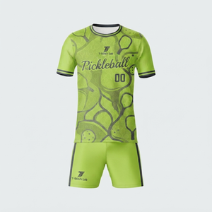 Uniforme de Pickleball para Hombre, Diseño Moderno, Ajuste Cómodo, MOQ Bajo, Secado Rápido, 100% Poliéster, Nombre del Equipo Personalizado, Ropa Deportiva para Todas las Temporadas - Product Image 1