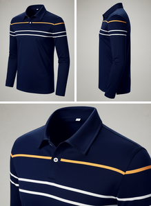 Camisa Polo Formal de Corte Ajustado 100% Algodón para Hombre, Manga Corta, Servicio de Logotipo Personalizado OEM/ODM - Product Image 3