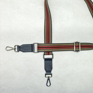 Sangles de téléphone en polyester avec poignée en cuir, bandoulières réglables pour sacs, sacs à main, accessoires de remplacement, couleur personnalisée de designer - Product Image 2