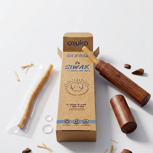 Natural Fresh Miswak <b>Gum</b> Care Sticks Pack of 2 Herbal Teeth Cleaning Sticks with Wooden Holder for Oral Hygiene - Product Image 2