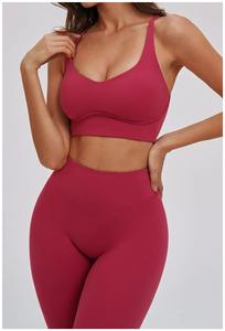 Sujetador Deportivo de Alta Intensidad para Mujer, Ligero, de Secado Rápido, a Prueba de Impactos, con Cuello en V, para Fitness y Running, Venta al Por Mayor Personalizada - Product Image 2