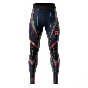 Leggings de moto durables avec tissu extensible flexible, soutien par compression, tissu respirant, design ajusté. - Product Image 6