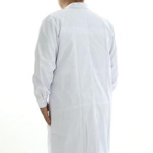 เสื้อกาวน์สำหรับบุรุษและสตรี ชุดทำงานวิทยาศาสตร์แบบมืออาชีพ ผ้าเนื้อน้ำหนักเบา สวมใส่สบาย ทนทาน เหมาะสำหรับงานวิจัยในห้องปฏิบัติการ - Product Image 2
