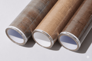 ฟอยล์ปั๊มร้อนสำหรับ MDF PVC ABS ฟิล์มถ่ายโอนความร้อนตกแต่ง  ยึดติดแน่น สีตามสั่ง - Product Image 4