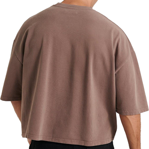 Camiseta Oversize de Algodón Pesado para Hombre, Estilo Urbano, Casual, Personalizable, Venta al por Mayor, Fabricante de Camisetas Oversize de Algodón Pesado - Product Image 4