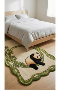 Anti-Slip Natural Ultra Soft High Pile Hand Tufted Wool Carpet Secure Backing Abstract Eco-Friendly for Home Commercial Use - Product Image 3