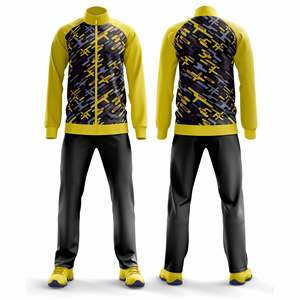 Survêtement en polyester avec logo personnalisé, vente en gros, OEM, ODM, qualité supérieure, ensemble veste et pantalon pour entraînement sportif, fabricant, usine - Product Image 6