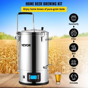 9.2 per birreria casalinga All-in-One/35 L sistema di produzione di birra elettrica 100-1800W pompa di alimentazione dispositivo di ebollizione per Auto/pannello in modalità manuale - Product Image 2