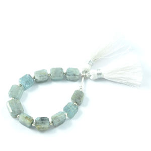 Cuentas de Piedras Preciosas Naturales Súper Premium Hechas a Mano, de Musgo Acuático, Facetadas, en Forma de Cuboide, Certificadas por Terceros, Ideales para la Creación de Joyería Festiva - Product Image 1