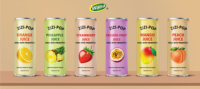 Gratis Monster Mousserende Ananassap In 330Ml Blikje Oem/Odm Merk Natuurlijk Koolzuurhoudend Fruit Drank Private Label Wana Drank