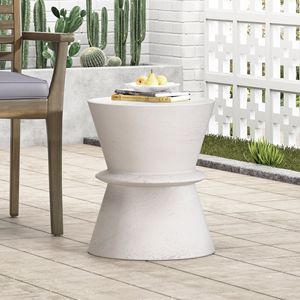 Lightweight <b>Outdoor</b> Concrete <b>Side</b> <b>Table</b> for <b>Outdoor</b> Living - Product Image 4