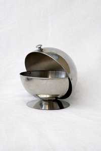 Azucarero Clásico de Metal con Tapa, Recipiente Multiusos para Azúcar para la Mesa del Comedor - Product Image 4