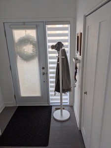 WALNUT WOODEN BABY ROOM <b>HANGER</b> <b>STAND</b> – FREESTANDING CLOTHES RACK WITH HOOKS FOR NURSERY & KIDS’ ROOM - Product Image 4