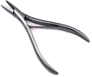 Pinzas para Extensiones de Cabello con Mango Antideslizante, Herramientas para el Cuidado del Cabello, Pinzas de Acero Inoxidable Reforzadas y Cosidas - Product Image 1