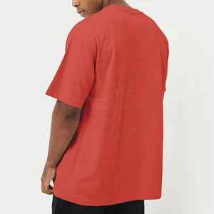 T-shirt oversize confortable en tissu streetwear, coupe ample, 100% coton, logo personnalisé imprimé, pour homme, par Wearspot International - Product Image 2